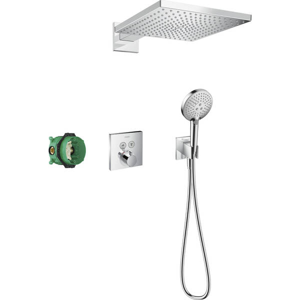 Душевая система скрытого монтажа Hansgrohe Raindance Select E 27952000 с термостатом, фото 1