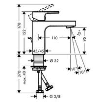 Змішувач для раковини Hansgrohe Vernis Shape CoolStart 71594000 хром, фото №2