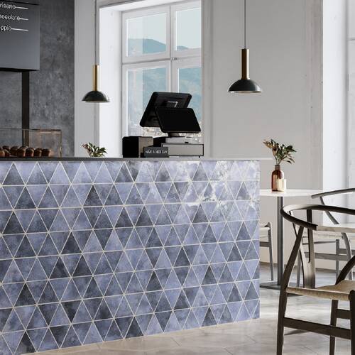 Керамограніт Realonda Triangle Craft Navy 28х48,5 см, фото 2