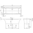 Ванна кварилова Villeroy & Boch Squaro Edge uBQ170SQE2DV-RW 170х75 см, білий матовий, фото 3