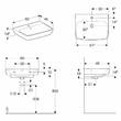 Раковина Geberit Selnova Square 500.300.01.7 60 см, фото 2