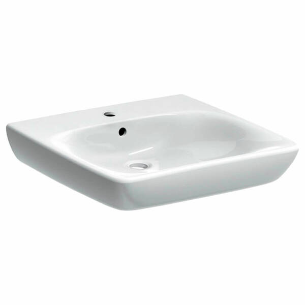 Раковина Geberit Selnova Comfort 501.461.00.7 55 см для людей з обмеженими фізичними можливостями, фото 1