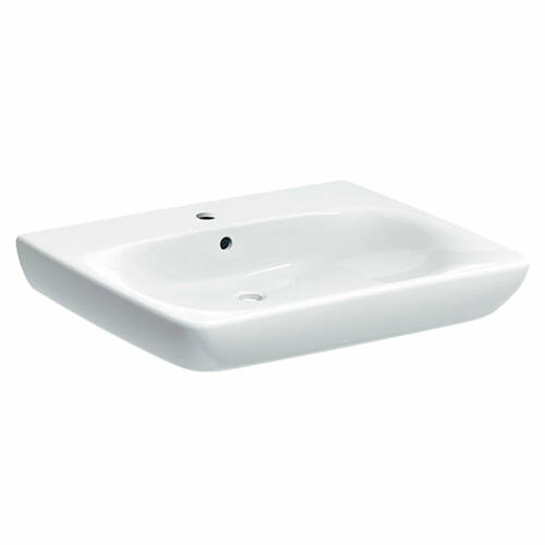 Раковина Geberit Selnova Comfort 501.463.00.7 65 см для людей з обмеженими фізичними можливостями, фото 1