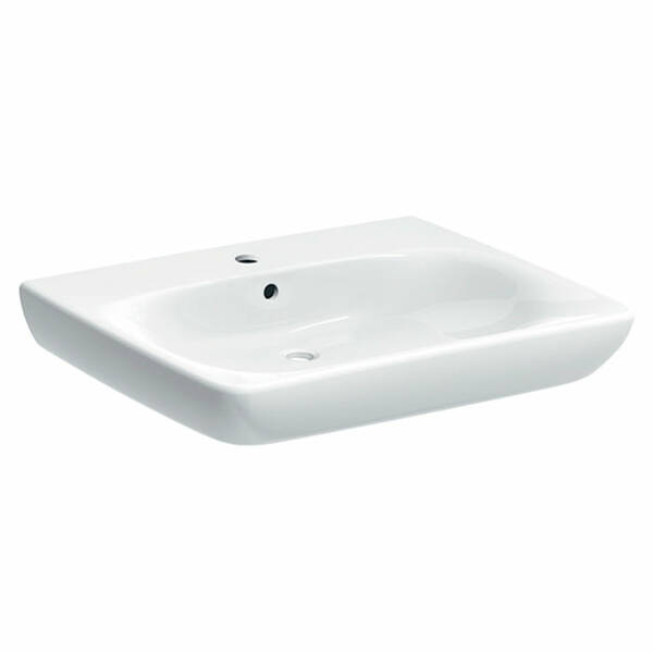 Раковина Geberit Selnova Comfort 501.463.00.7 65 см для людей з обмеженими фізичними можливостями, фото 1