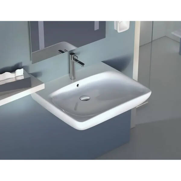 Раковина Geberit Selnova Comfort 501.463.00.7 65 см для людей з обмеженими фізичними можливостями, фото 4