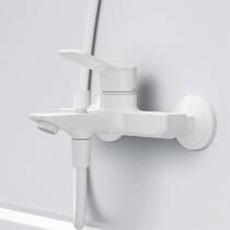 Змішувач для ванни AM.PM X-Joy S F85A10033 білий, фото №4
