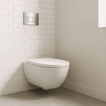 Унитаз подвесной Geberit Modo 502.939.00.1 без ободка с сидением Soft Close