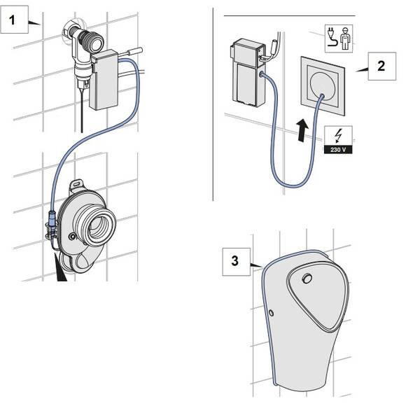 Скрытая часть запорного вентиля hansgrohe Quattro 