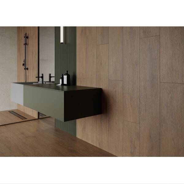 Керамограніт Opoczno Ginger Forest Brown Matt Rect 19,8x119,8 см, фото 2