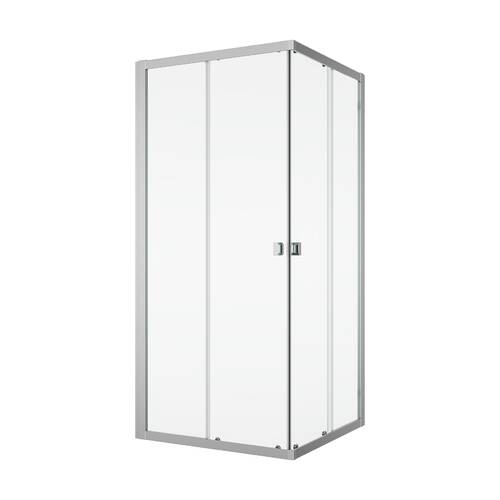 Душевая кабина SanSwiss Arelia D20SE20804007 800x800мм без поддона, стекло прозрачное, проф.серебристый полир., фото 1
