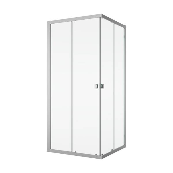Душевая кабина SanSwiss Arelia D20SE20804007 800x800мм без поддона, стекло прозрачное, проф.серебристый полир., фото 1