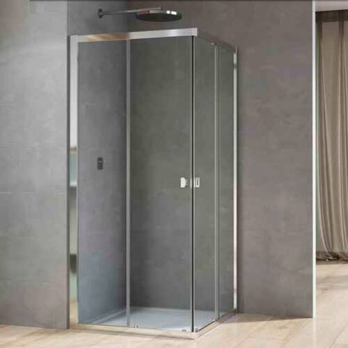 Душевая кабина SanSwiss Arelia D20SE20804007 800x800мм без поддона, стекло прозрачное, проф.серебристый полир., фото 2