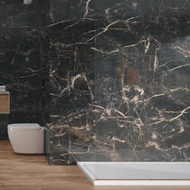 Плінтус Cerrad Marquina Gold Polished 8х60 см, фото №2