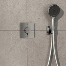 Внешняя часть термостата на 2 потребителя, хром Hansgrohe ShowerSelect Comfort Q 15583000, фото №3