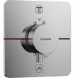 Зовнішня частина термостата на 2 споживачі, хром Hansgrohe ShowerSelect Comfort Q 15583000, фото 1