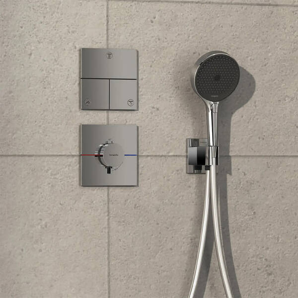 Смеситель скрытого монтажа для душа Hansgrohe ShowerSelect Comfort E 15574000 с термостатом, фото 3