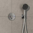 Зовнішня частина термостата на 2 споживачі, хром Hansgrohe ShowerSelect Comfort S 15554000, фото 3