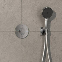 Внешняя часть термостата на 2 потребителя, хром Hansgrohe ShowerSelect Comfort S 15554000, фото №3