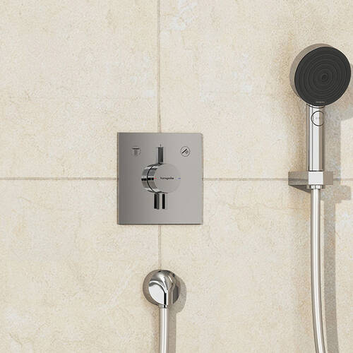 Змішувач прихованого монтажу для душу Hansgrohe DuoTurn E 75417000 на 2 споживачі, фото 1