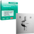 Смеситель скрытого монтажа для душа Hansgrohe DuoTurn E 75417000 на 2 потребителя, фото 2