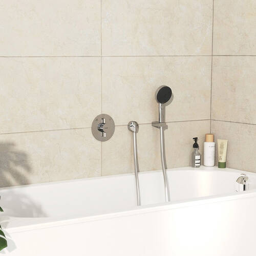 Змішувач прихованого монтажу для душу Hansgrohe DuoTurn S 75418000 на 2 споживачі, фото 6