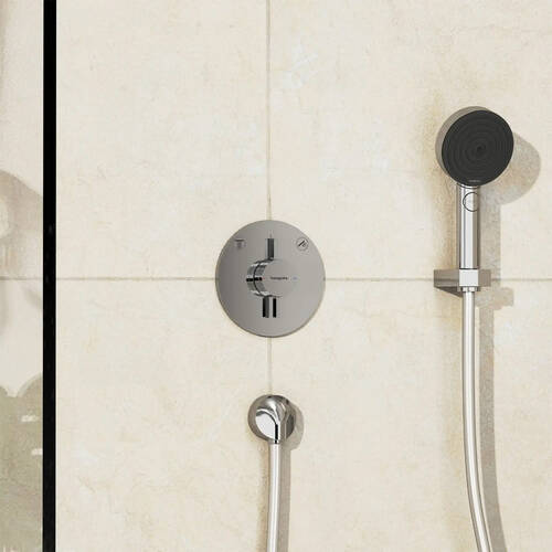 Смеситель скрытого монтажа для душа Hansgrohe DuoTurn S 75418000 на 2 потребителя, фото 3