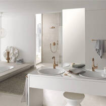 Змішувач для раковини Grohe Essence 32628GN1 L-розмір, брашоване золото, фото №4