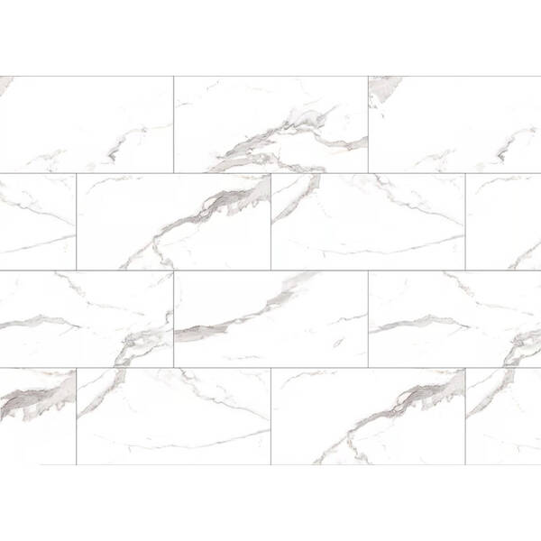 Вінілове покриття Materia SPС Marble Cristal Мармур 30,5x61 см, фото 1