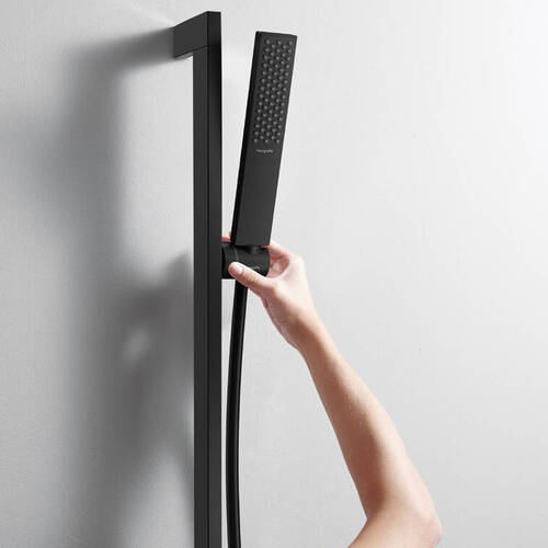 Душовий набір Hansgrohe Pulsify E 24370670 чорний матовий, 1 режим струменю, фото 2
