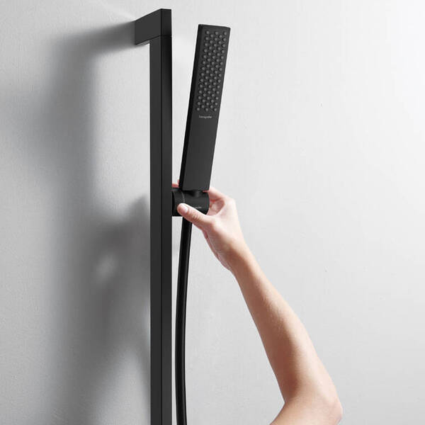 Душовий набір Hansgrohe Pulsify E 24370670 чорний матовий, 1 режим струменю, фото 2