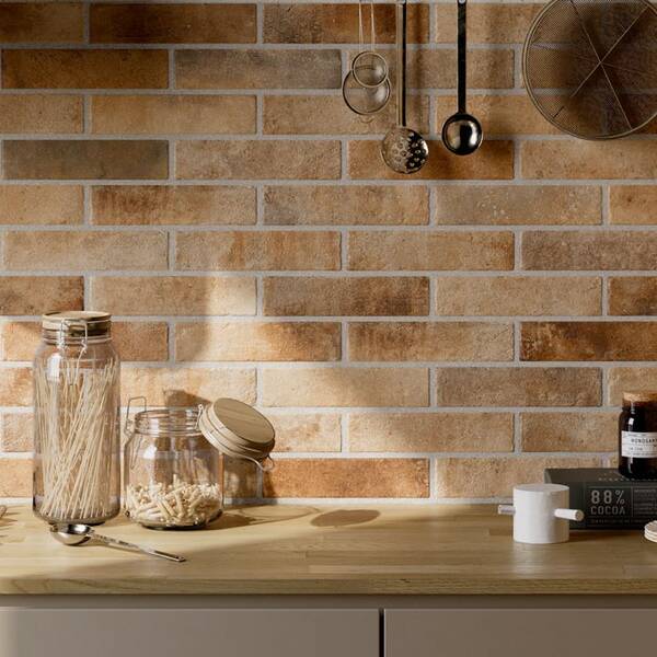 Керамограніт Rondine Recovery Stone Old Red Brick 6х25 см, фото 3