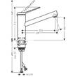 Смеситель для кухни 150, хром Hansgrohe Zesis M33 74802000, фото 2