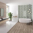 Плитка Cersanit White Wave Structure Glossy 25x40 см, фото 4