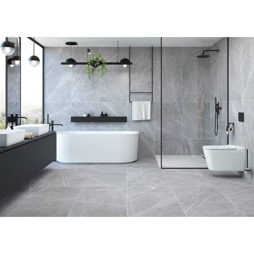 Керамограніт Almera Ceramica (Spain) Alure Grey Satinado Rect 60x120 см, фото 2