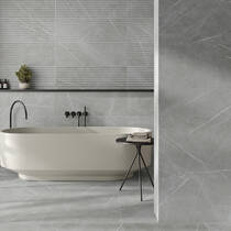 Керамограніт Almera Ceramica (Spain) Alure Grey Satinado Rect 60x120 см, фото №2