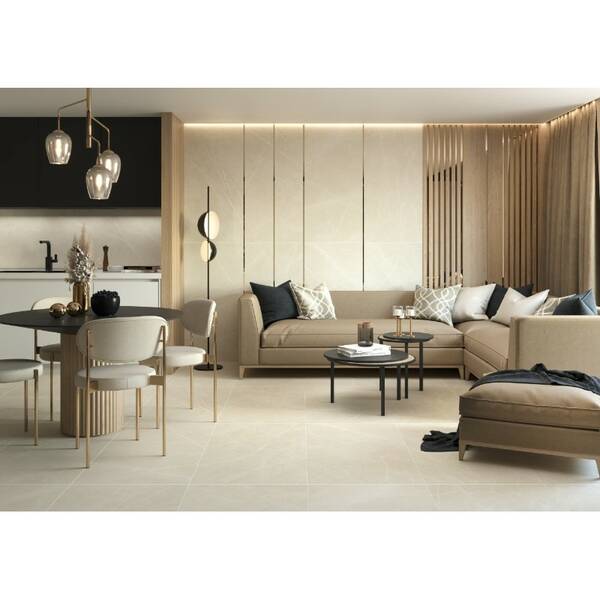 Керамограніт Almera Ceramica (Spain) Alure Cream Satinado Rect 60x120 см, фото 2