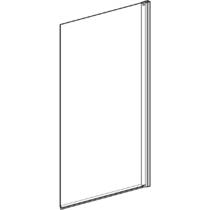 Шторка для ванны Geberit Geo 560.118.00.2 80х150 см профиль алюм, прозрачное стекло, реверсивные, фото №3