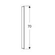 Дзеркало Geberit Option Basic 502.806.00.1 700x700 мм, з LED підсвічуванням зверху по горизонталі, фото 5