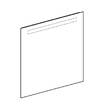 Дзеркало Geberit Option Basic 502.806.00.1 700x700 мм, з LED підсвічуванням зверху по горизонталі, фото 2