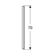 Дзеркало Geberit Option Basic 502.807.00.1 800x700 мм, з LED підсвічуванням зверху по горизонталі, фото 5