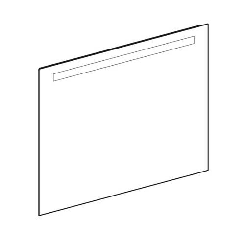 Дзеркало Geberit Option Basic 502.808.00.1 900x700 мм, з LED підсвічуванням зверху по горизонталі, фото 2