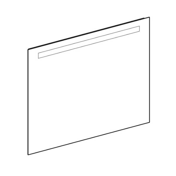 Дзеркало Geberit Option Basic 502.808.00.1 900x700 мм, з LED підсвічуванням зверху по горизонталі, фото 2