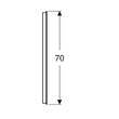 Дзеркало Geberit Option Basic 502.808.00.1 900x700 мм, з LED підсвічуванням зверху по горизонталі, фото 5