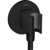 Шлангове підключення Axor ShowerSolutions 36733670 з тримачем, чорний матовий, фото №1