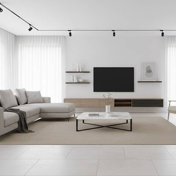 Керамограніт CERSANIT Willmore GPT 1108 WHITE MATT RECT 59.8x119.8