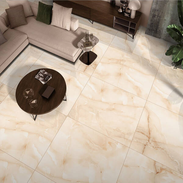 Керамогранит Almera Ceramica-2 Onyx Crema 120x120 см, фото 1