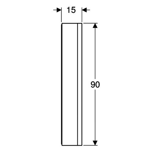 Дзеркальна шафа Geberit One 505.814.00.1 із функцією ComfortLight 1050х900 мм, фото 4