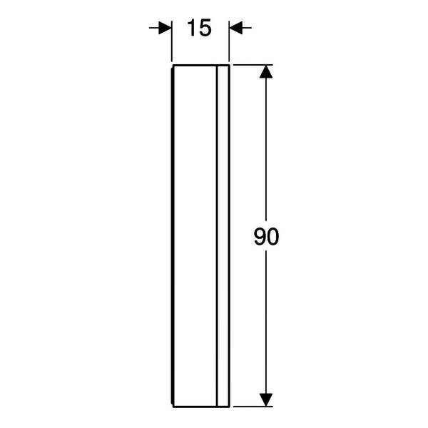 Дзеркальна шафа Geberit One 505.814.00.1 із функцією ComfortLight 1050х900 мм, фото 4