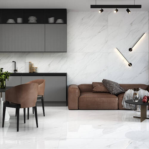 Керамограніт Almera Ceramica-2 Carrara Classico 120x120 см, фото 3