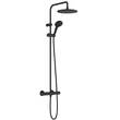 Душевая система Hansgrohe Vernis Blend Showerpipe 240 1jet 26426670 с термостатом черный матовый, фото 1